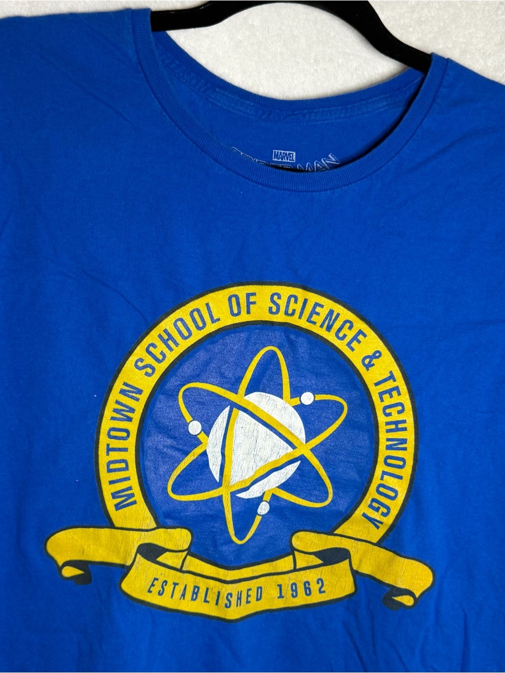 Marvel Men’s Blue Midtown School of Science & Technology T-Shirt